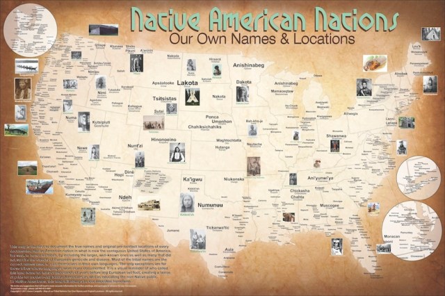 Native Nations Map – 1491 Census | Native Heritage Project