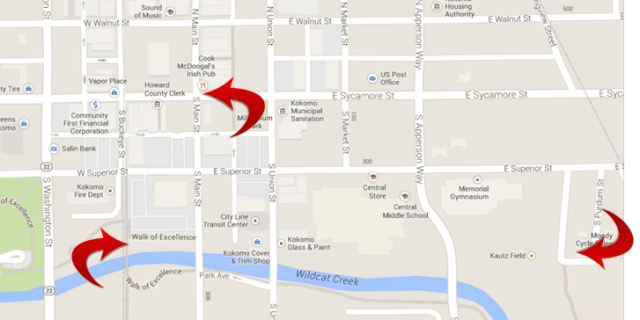 Kokomo Indian locations