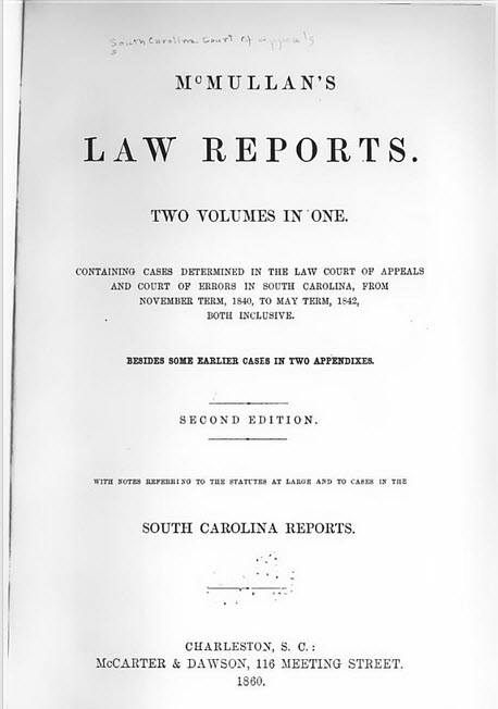 mcmullan's law reports