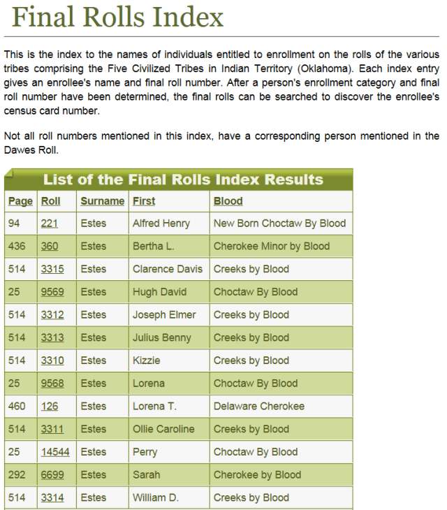 cherokee final rolls